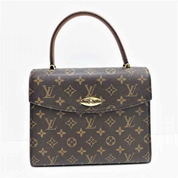 Louis Vuitton Turnlock Malesherbes Monogram Brown Handbag - Picture 1 of 5